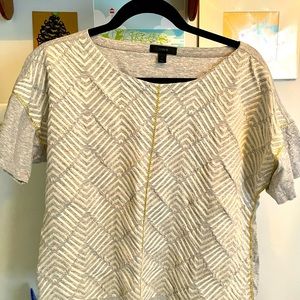 Gray JCrew top
